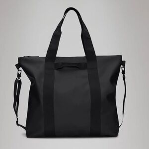 Rains Black Tote Bag